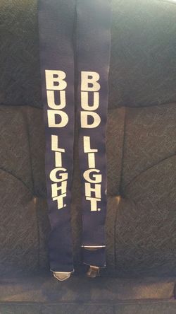 BUD LIGHT SUSPENDERS