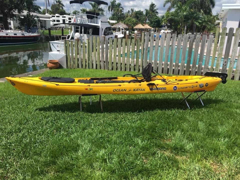 Ocean Kayak Prowler Trident 13 Fishing Kayak and VHF radio for Sale in