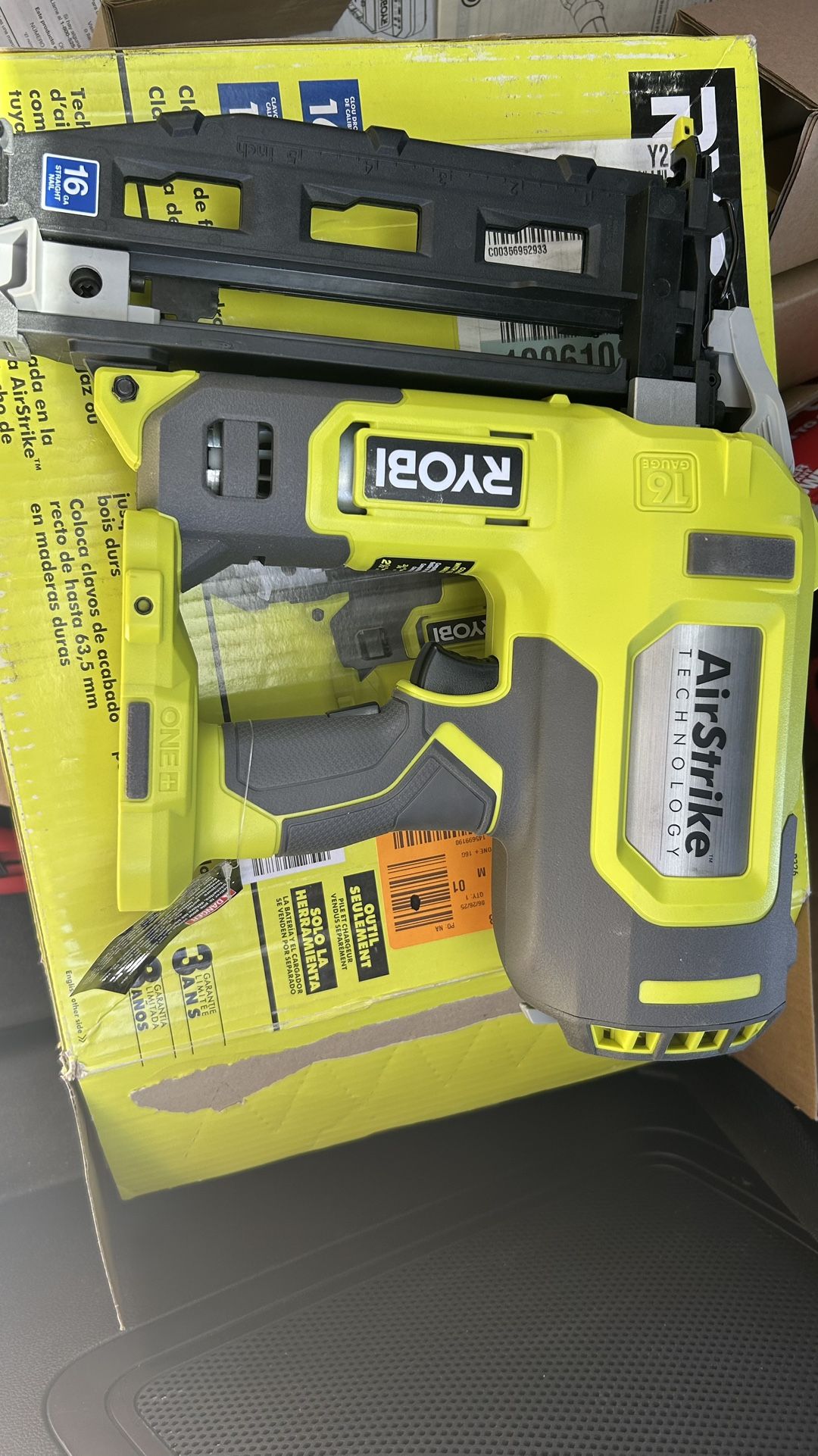 ryobi nailer 16 ga 