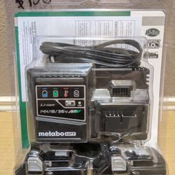 Metabo 2- 3 Ah Battery & Charger 
