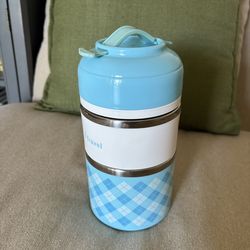 3 Tier Insulated Stainless Steel Lunch Box, Portion Control Stackable To go Lunch Container