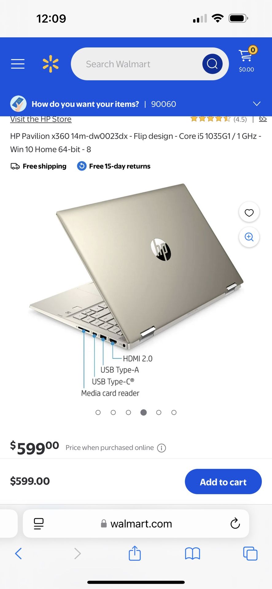 HP Pavilion x360 14m-dw0023dx