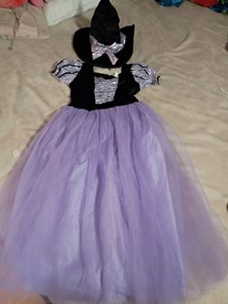 Girls Witch Halloween Costume with Hat