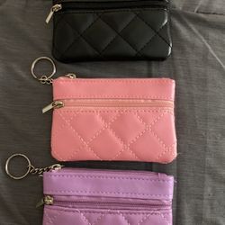 Coin Purse /ID Cards Keychain Wallets
