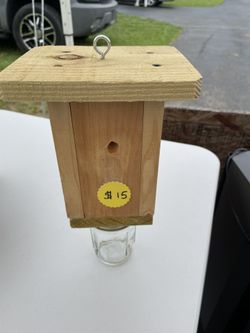 Handmade Wooden Bee Trapper With Hook
