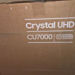 Samsung 65” Inches Tv Crystal UHD  With Free Delivery 🚚 