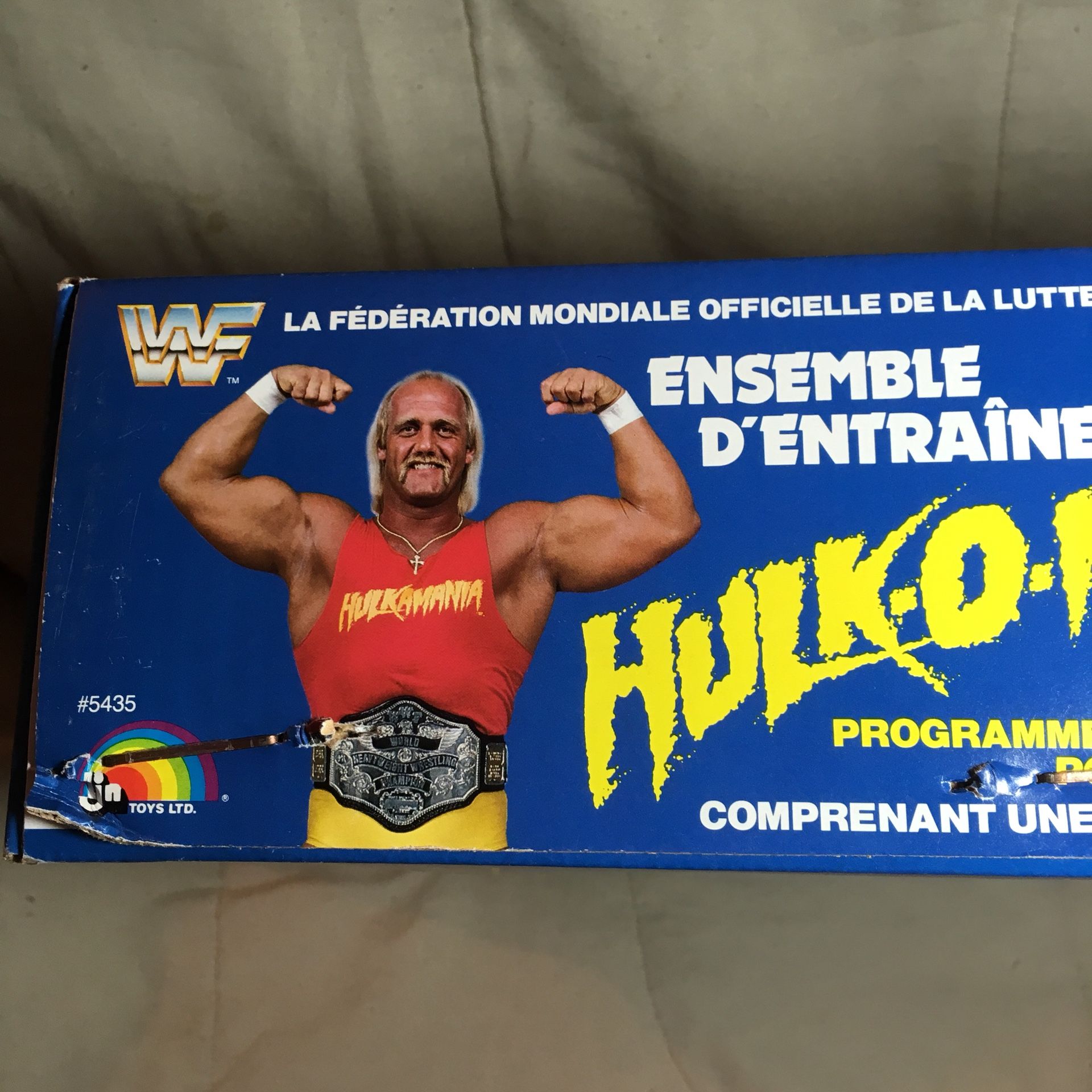 1985 Wrestler Hulk Hogan Hulkamania Workout Set for Sale in