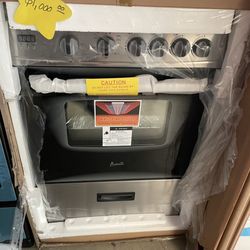 Box Stove Gas Range Avanty 4 Burner W 24” 