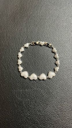 Women’s heart bracelet.