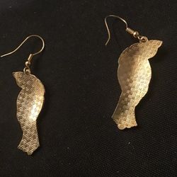 Vintage Parrot Earrings 