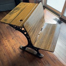 Antique School Desk