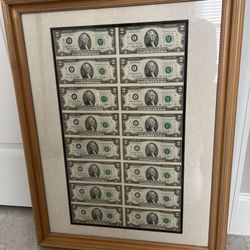 JEFFERSON UNCUT 1976  $2 BILLS SHEET OF 16
