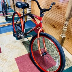 Kent 26” Rockvale  Cruiser Series Black/Red