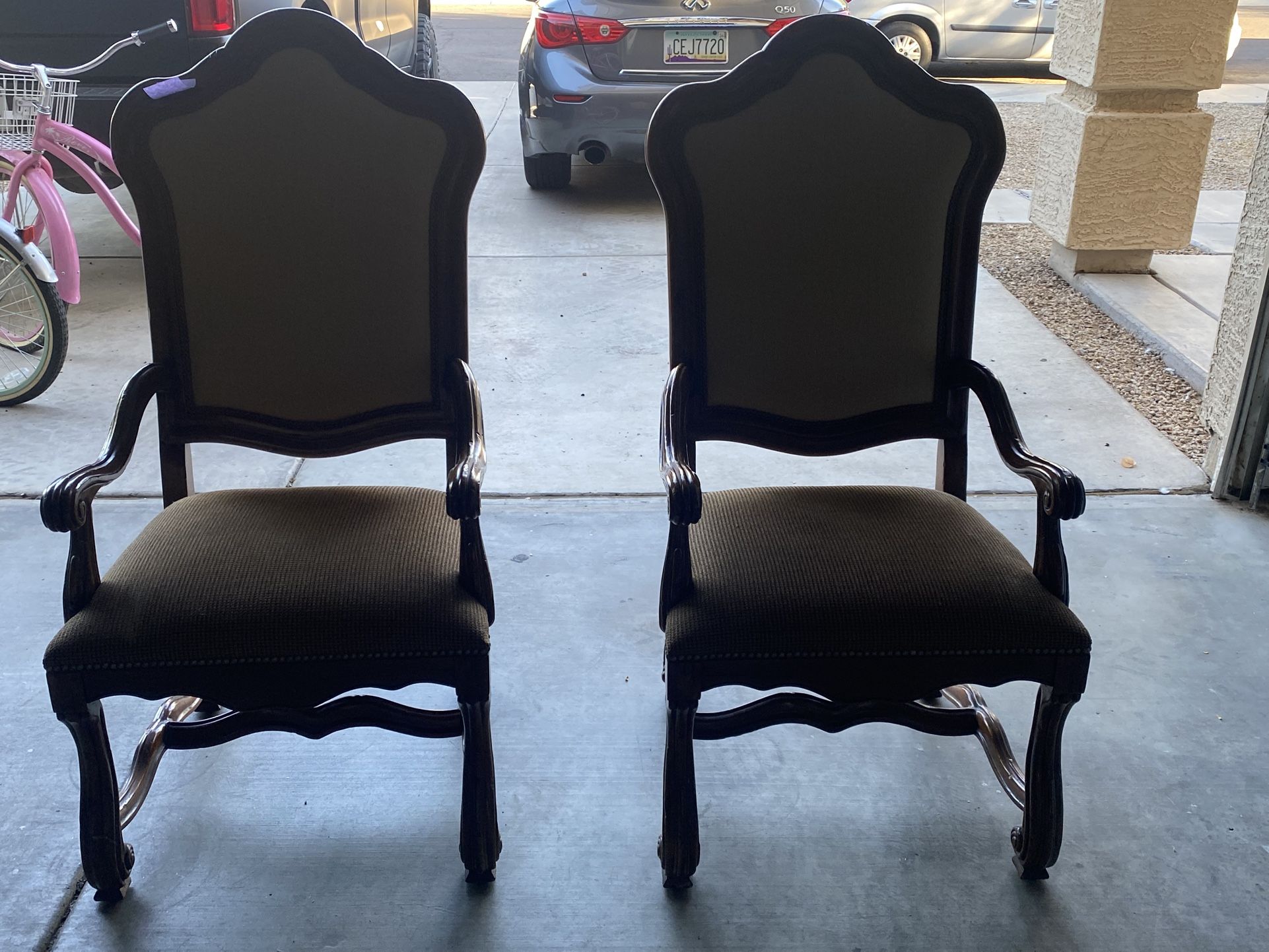 Paired chairs