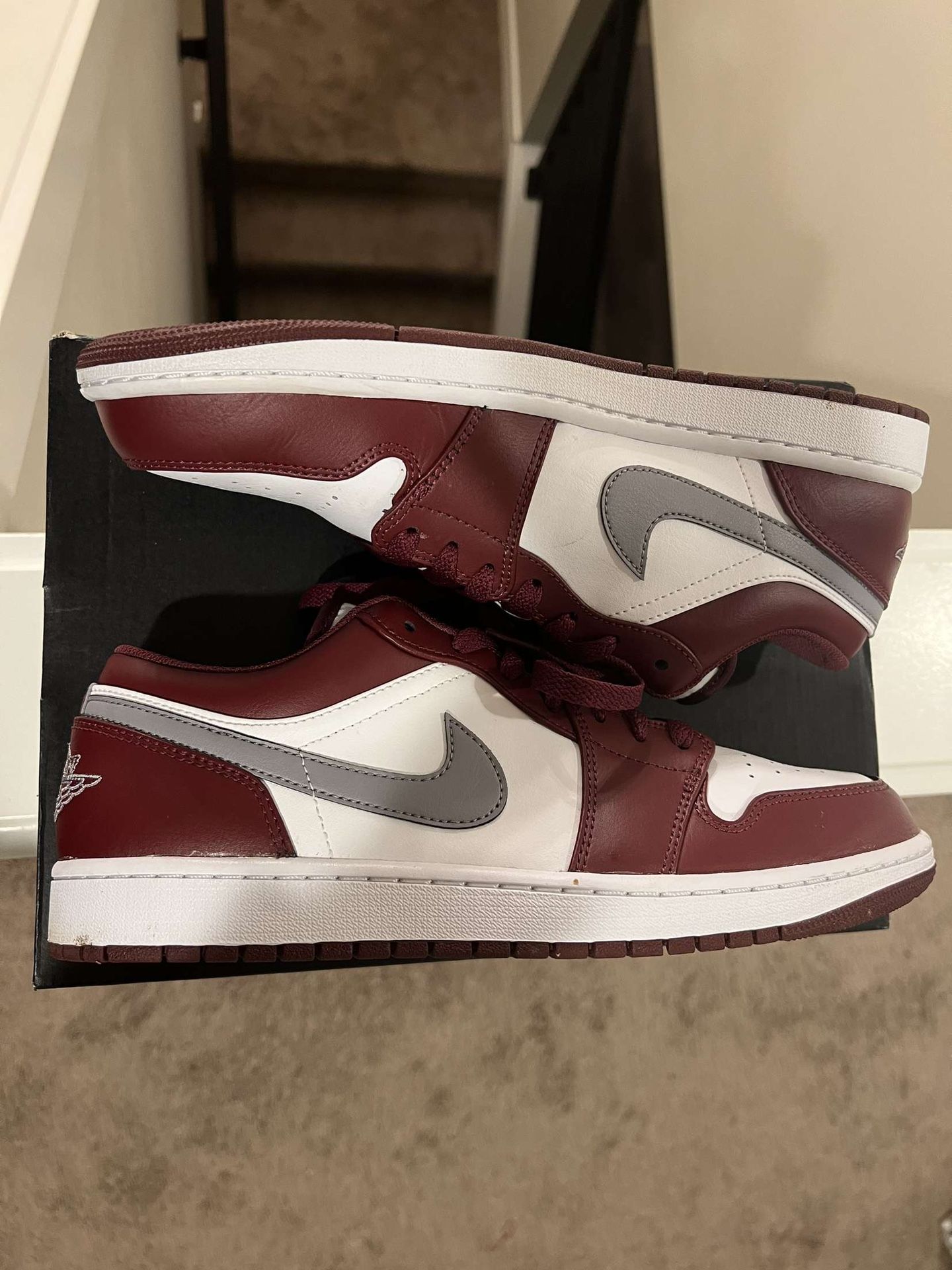 *Used Twice* - Size 11 - Cheerywood Red 2022 Jordan 1 Low