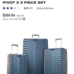 Samsonite 3 Pieces Luggage Set