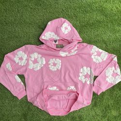 Pink Pink Denim Tears  hoodie