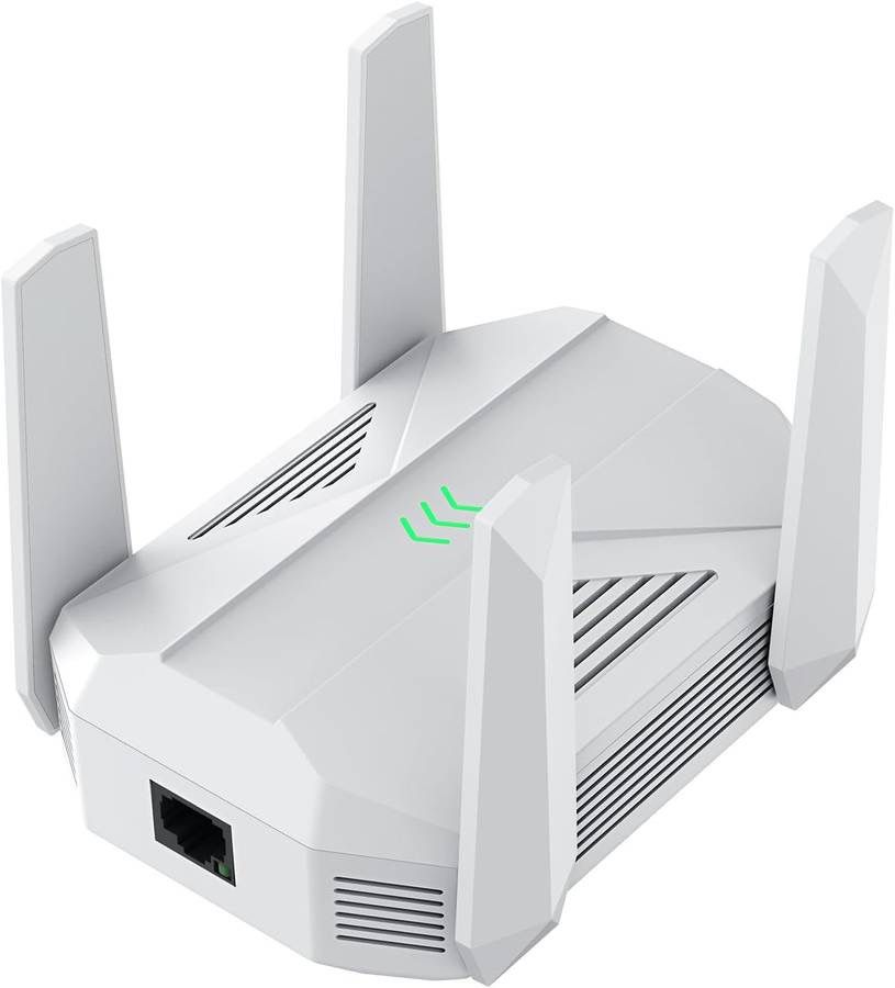 new 2025 Newest AC2100 WiFi Extender - WiFi Extender Signal Booster with Gigabit Ethernet Port, WiFi Booster Dual-Band(5.8G&2.4G) Coverage to 12888 sp