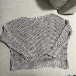 Womens Cardigan Gray Size Large 