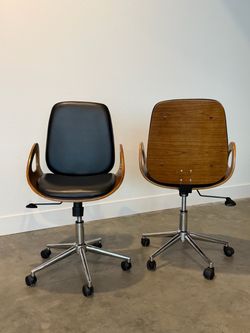 Mid-Century Modern Office Chairs – Set of 2