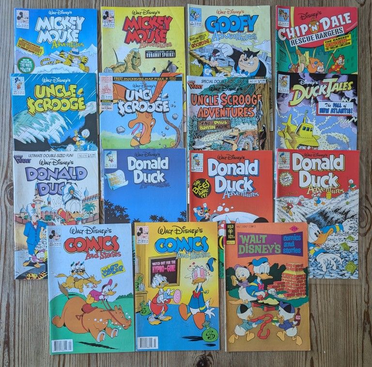 15 Walt Disney 1990's Comics