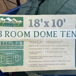 3-room Dome Tent - sleeps 7-8