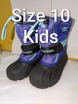 Sorel Size 10 Kids Snow Winter Rain Boots