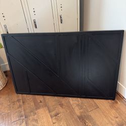 Large Wood Black Wall Art.