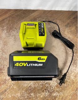 Ryobi 40v 6ah battery & charger kit NEW