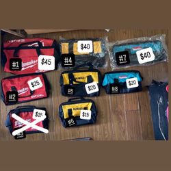 Makita // Milwaukee // Dewalt//.      🍀BAGS 💼 🍀 FOR SALE 