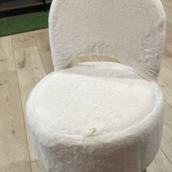 Vanity stool w storage