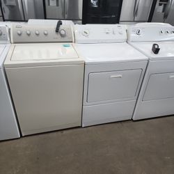 Whirlpool And Kenmore Mixed Colors Washer And Dryer Set 