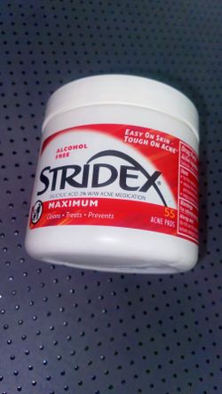 Acne facial cleansing pads