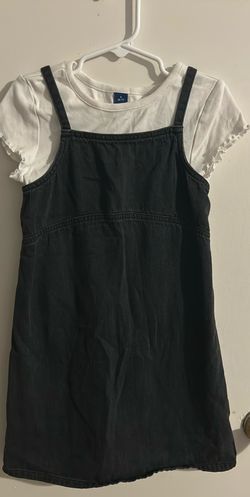 Black Denim Two Piece Dress