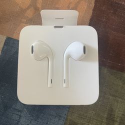 Apple, lightning wired headphones brand new never used 