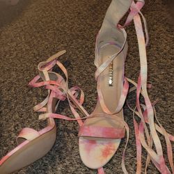 Brand New Lace Up Liliana Heels
