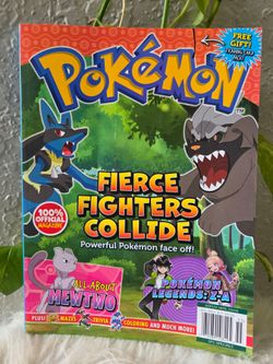 Pokémon Fierce Fighters Collide Official Magazine