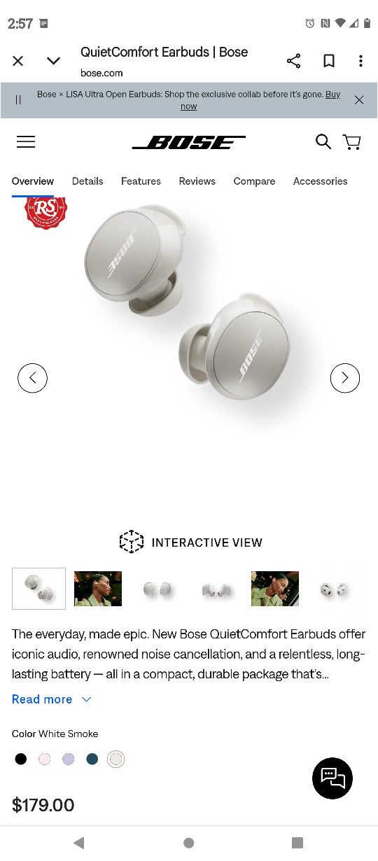 BOSE earbuds