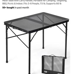 3 FT folding table with adjustable height-brand new