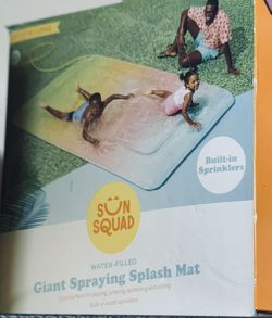 Sun Squad Giant Spraying Splash Mat Water Summer