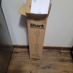 Shark Steam & Scrub All-In-One Hard Floor Steam Mop, 2 Dirt Grip Scrub S8000BRN