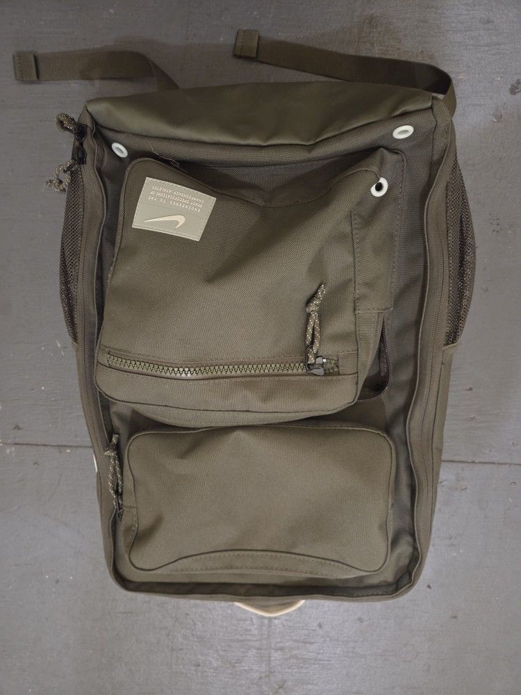 Brand New Nike Sports Utility Backpack Olive Green