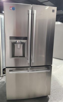 Kenmore 3-Door Stainless Steel Fridge
