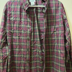 L.L BEAN FLANNEL MENS