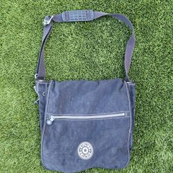 Kipling Madhouse Messenger Black Nylon Expandable Large Laptop Crossbody Bag