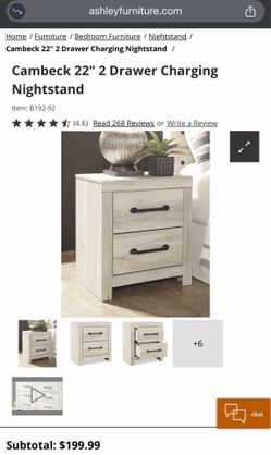 Cambeck 22" Nightstands