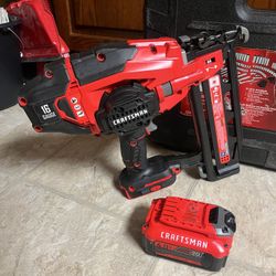 CRAFTSMAN NAIL GUN , TOOLS AND EXTRAS