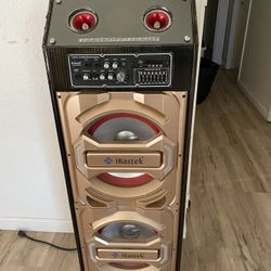 Speaker Karaoke Ms 225bt Speaker Ibastek Karaoke Speaker For Sale