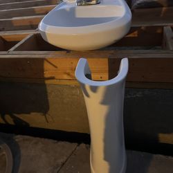 Sink with Pedestal