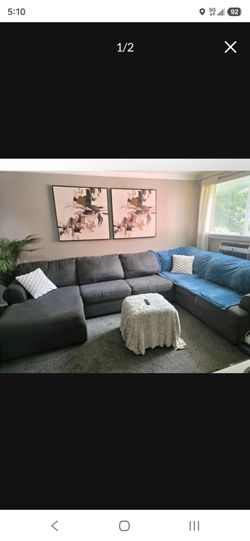 Gray Sectional couch